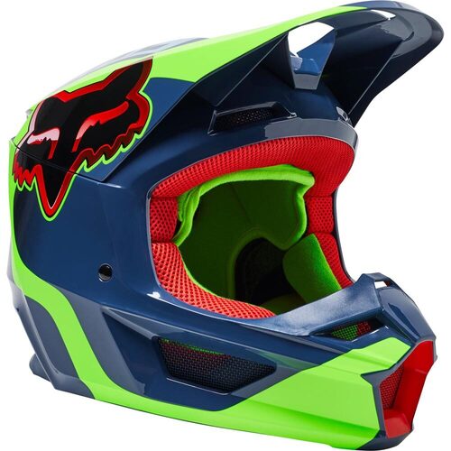 FOX 2022 V1 VENZ DARK INDIGO KIDS MIPS HELMET - S