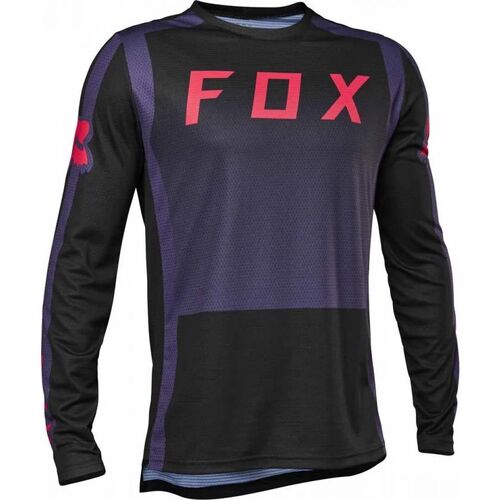 FOX DEFEND LS RACE SANGRIA YOUTH JERSEY - S