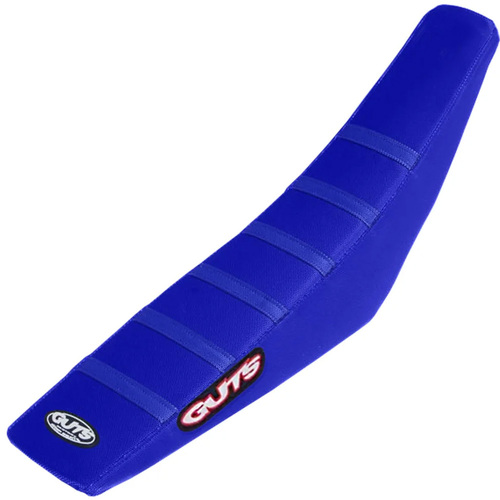 GUTS RACING YAMAHA YZ250F 19-23 YZ450F 18-22 GRIPPER RIBBED BLUE / BLUE / BLUE SEAT COVER