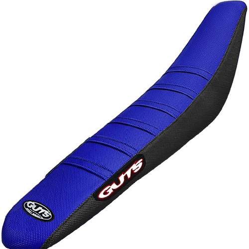 GUTS RACING YAMAHA YZ250F 2024 YZ450F 23-25 GRIPPER RIBBED BLUE / BLUE / BLACK SEAT COVER