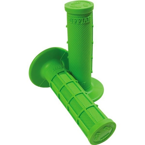 ODI MX HALF WAFFLE GREEN GRIPS