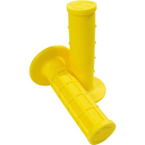 ODI MX HALF WAFFLE YELLOW GRIPS