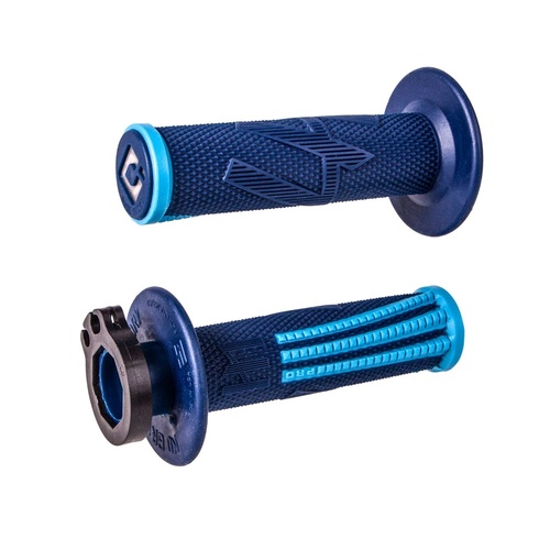 ODI V2 EMIG PRO NAVY/LIGHT BLUE 2T/4T LOCK ON GRIPS