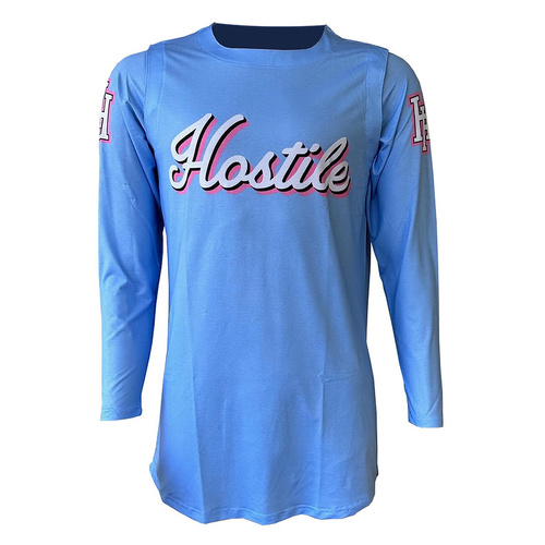 HOSTILE HANDWEAR EVOKE AIR BLUE BERRY KIDS JERSEY - M