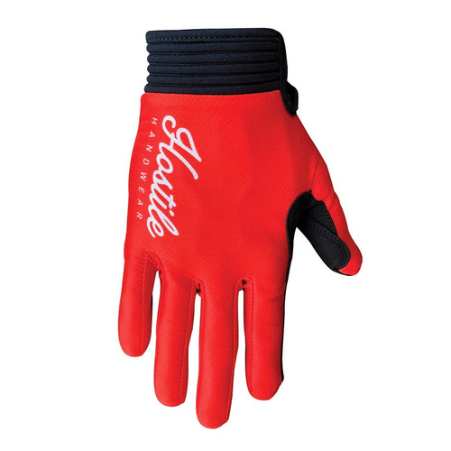 HOSTILE HANDWEAR STANDARD SERIES RED GLOVES - XS