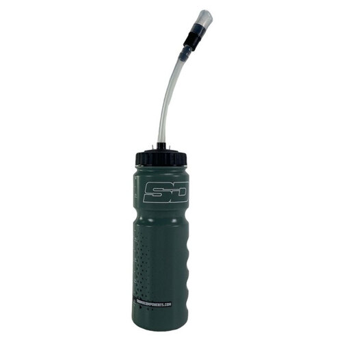 SD GREY WATER BOTTLE WITH STRAW