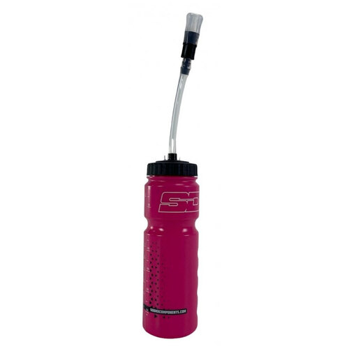 SD PINK WATER BOTTLE WITH STRAW