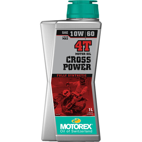 MOTOREX 1L 10W60 4T CROSS POWER 4 STROKE OIL