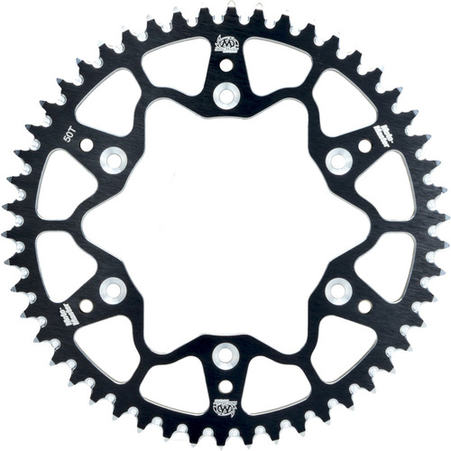 MOTO-MASTER SUZUKI / YAMAHA RM / YZ80-85 ALLOY BLACK REAR SPROCKET - 44T