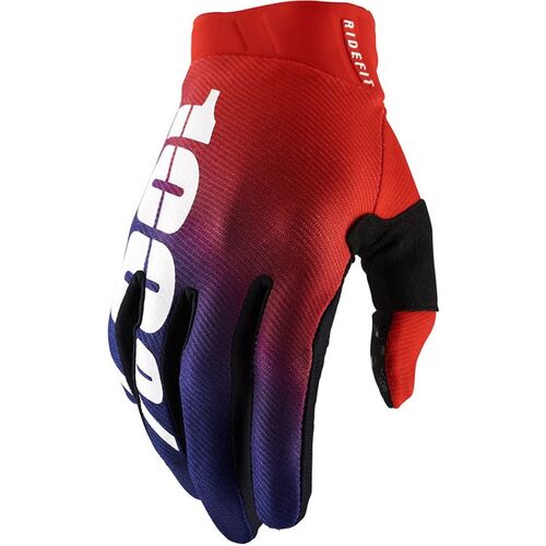 100% PERCENT RIDEFIT KORP GLOVES - SM