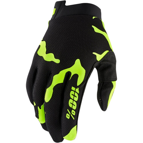 100% PERCENT I-TRACK SALAMANDER GLOVES - SM