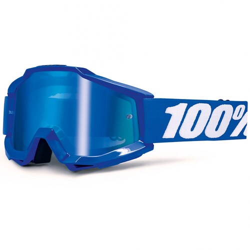 100% PERCENT ACCURI REFLEX BLUE TINTED GOGGLES