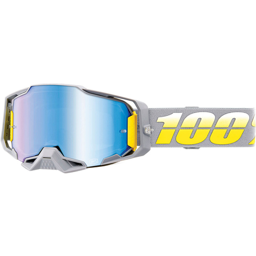 100% PERCENT ARMEGA COMPLEX BLUE MIRROR GOGGLES