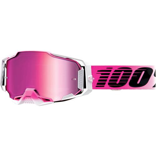 100% PERCENT ARMEGA HARMONY RED MIRROR GOGGLES