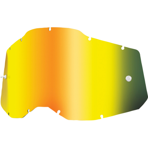 100% PERCENT RACECRAFT 2 / ACCURI 2 / STRATA 2 GOLD MIRROR LENS