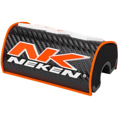 NEKEN OS 1-1/8" 3D EDITION BLACK/ORANGE FAT BAR PAD