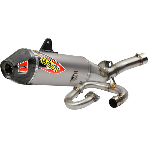 PRO CIRCUIT YAMAHA YZ450F 20-21 TI6 FULL TITANIUM SYSTEM CARBON END  US SPEC EXHAUST SYSTEM