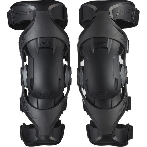 POD K4 2.0 GRAPHITE/BLACK KNEE BRACE SET