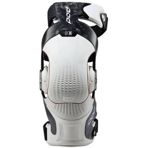 POD K8 3.0 CARBON / WHITE LEFT KNEE BRACE - S