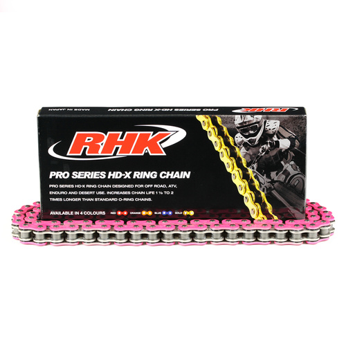 RHK 520 120L PINK HD-X RING HEAVY DUTY CHAIN