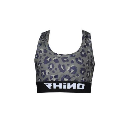 RHINO JUNGLE WARRIOR GIRLS ACTIVE CROP TOP - XS