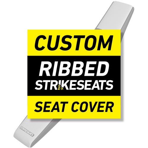 STRIKE SEATS HUSQVARNA TC65 2024 GRIPPER RIBBED FLO YELLOW/GREY/GREY SEAT COVER