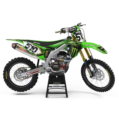 THROTTLE SYNDICATE 2019 TEAM GREEN KX450F 19 GRAPHICS KIT